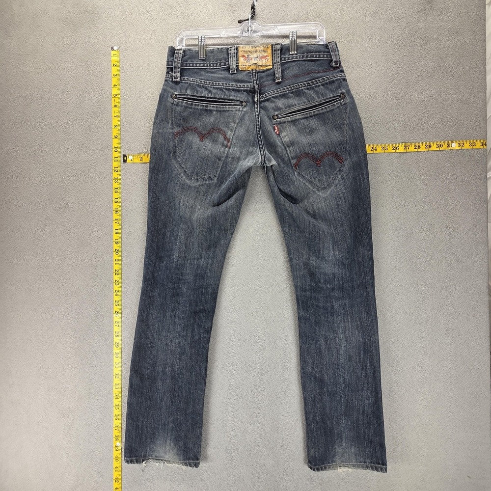Vintage Levis Jeans‎ Womens Blue Two Horse Engineered Zip Fly Fits 30x30